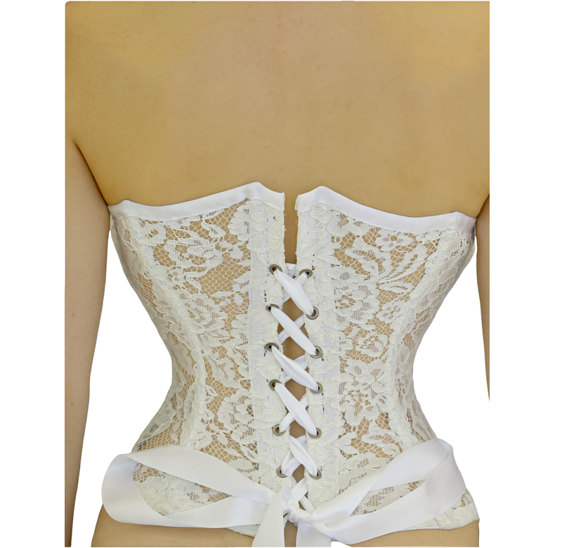 White Dentelle Corset